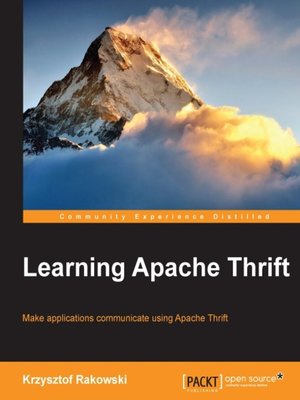cover image of Learning Apache Thrift